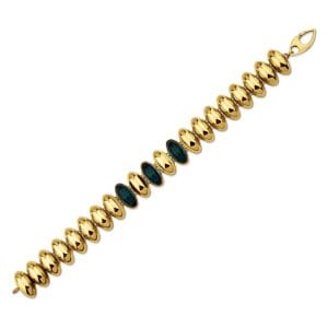 Regold 3'lü Yeşil Taşlı Bileklik