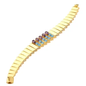 Regold Renkli Taşlı 4'lü Set 111MFS00110