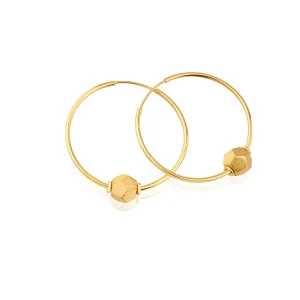 Regold Halka Ucuna Beşgen Küpe 261EAR00014