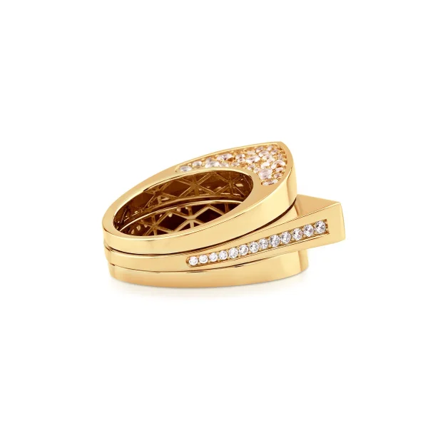 Regold Taşlı Çiftli Yüzük 115MRN01528