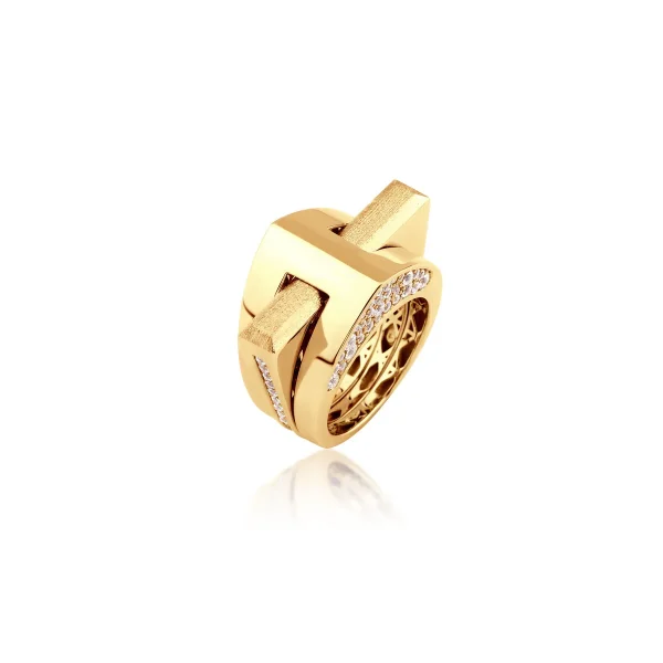 Regold Taşlı Çiftli Yüzük 115MRN01528