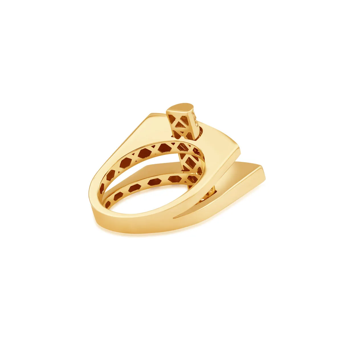 Regold Taşlı Silindir Yüzük - Görsel 3