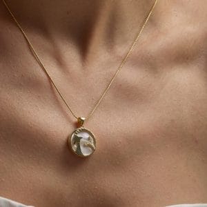 14 Ayar Altın Oğlak Burcu Kolye