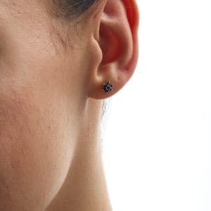 14 Ayar Altın Lacivert Tragus Piercing